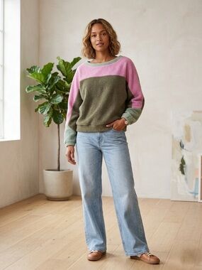 FREE PEOPLE Intimately Oversized “Found My Friend" Fleece Pullover - Size XS